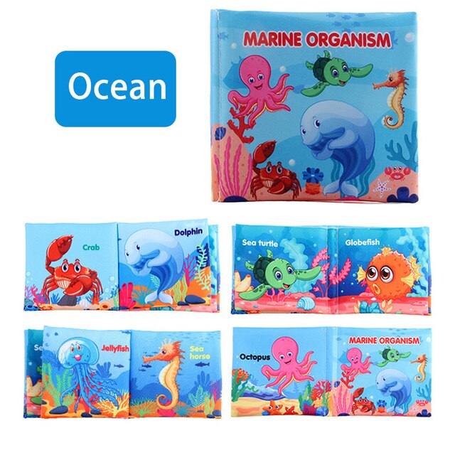 Baby Soft Cloth Book - BabbeZz