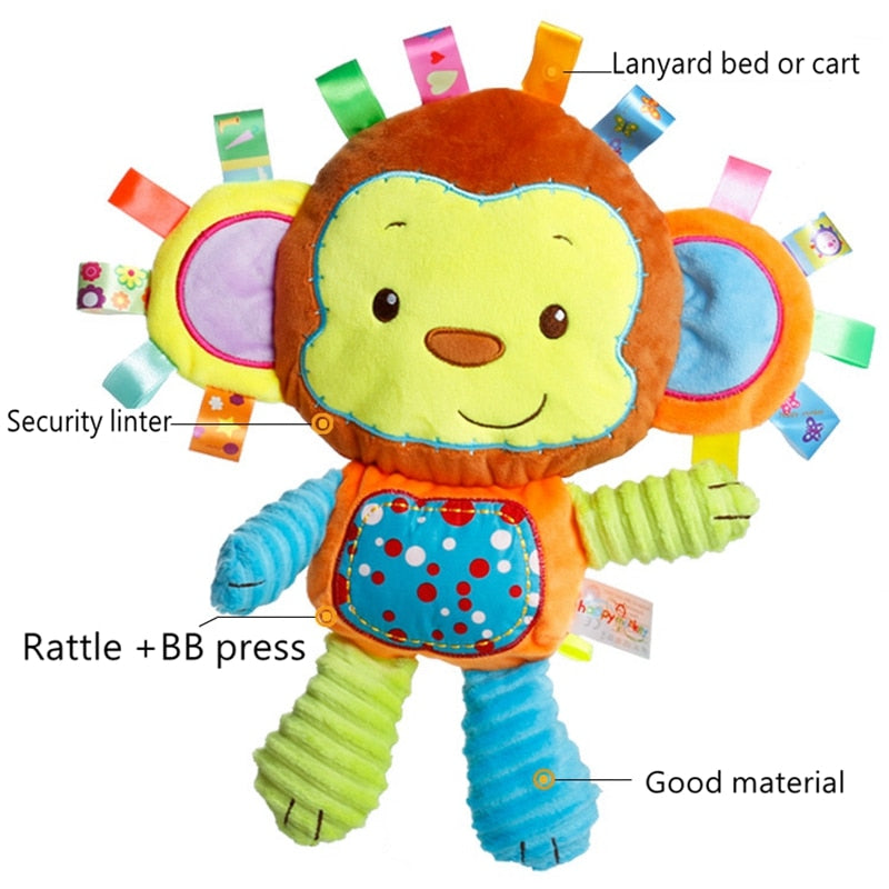 Ring Crib Bell Plush Toys - BabbeZz