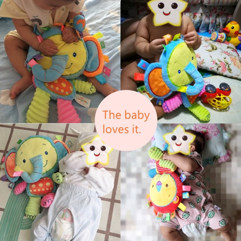 Ring Crib Bell Plush Toys - BabbeZz