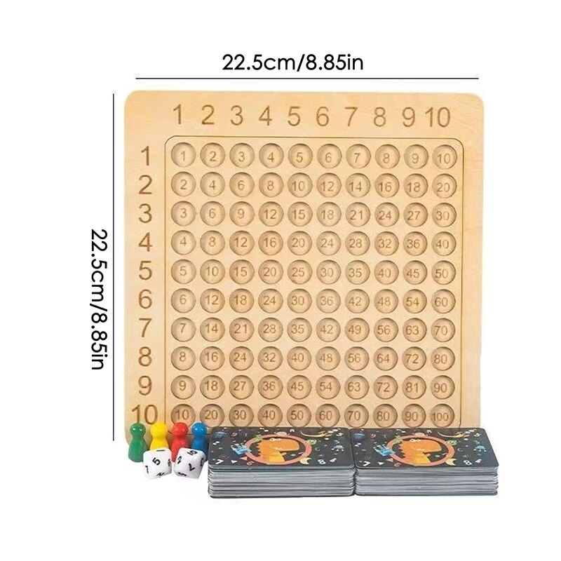 Multiplication Board Educational Toys - BabbeZz