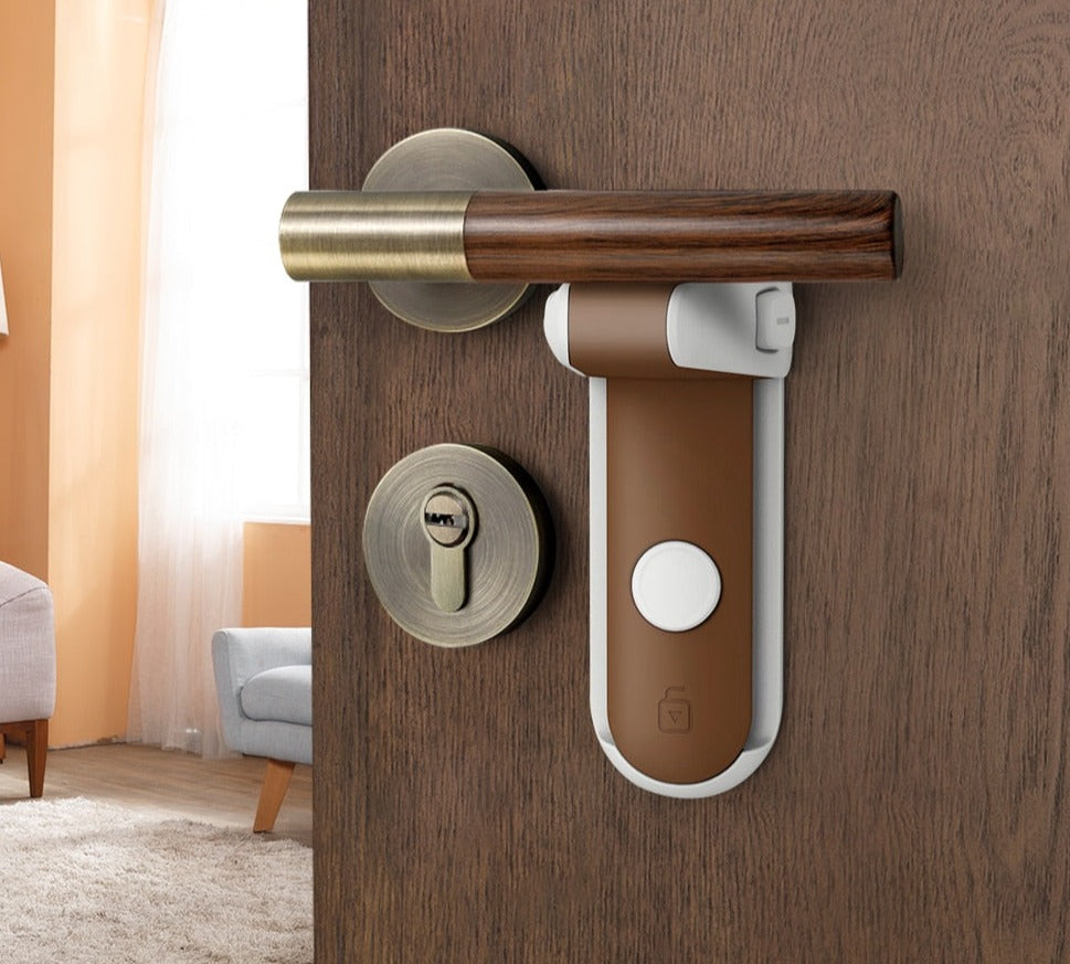 Door Lever Lock, Baby Proofing Door Handle Lock - BabbeZz