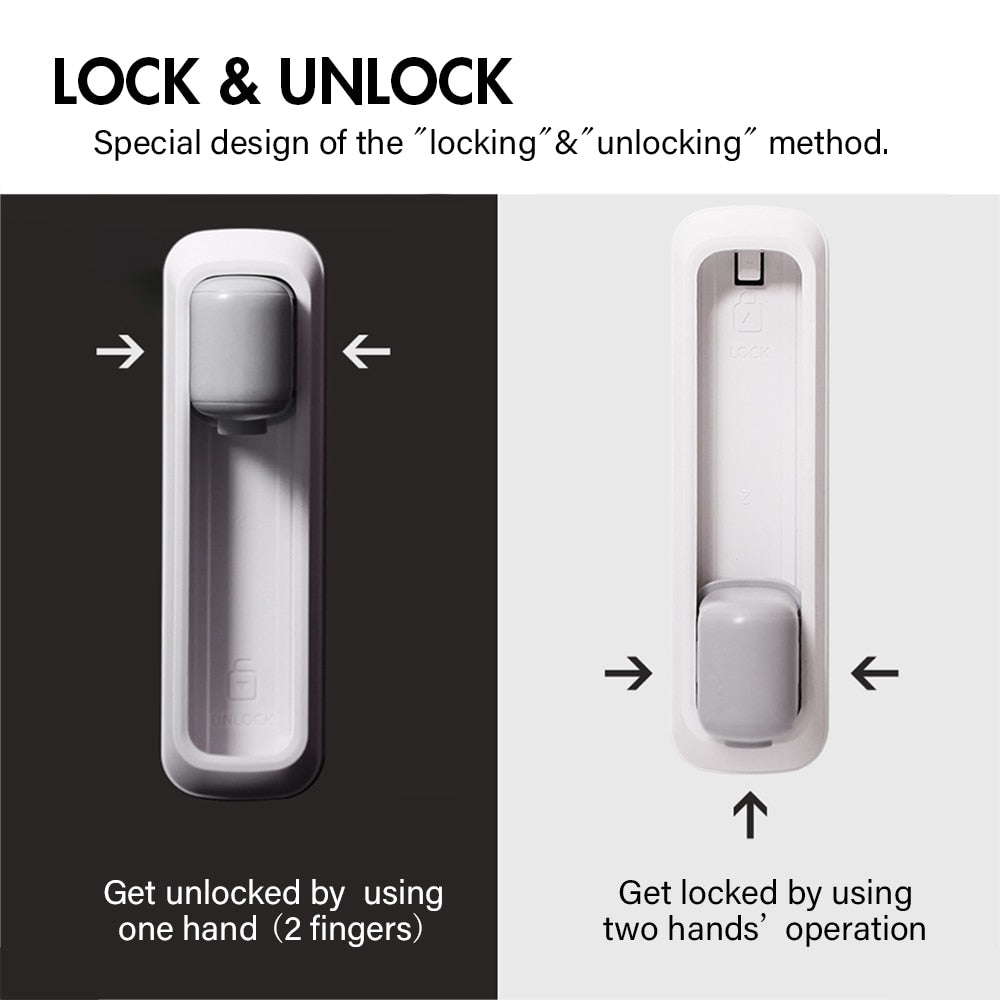 Door Lever Lock,Baby Proofing Door handle Lock - BabbeZz