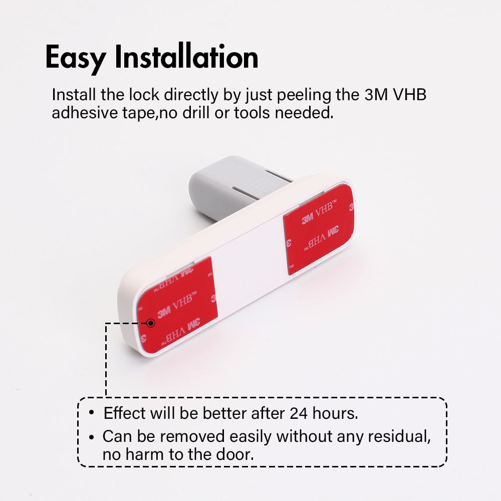 Door Lever Lock,Baby Proofing Door handle Lock - BabbeZz