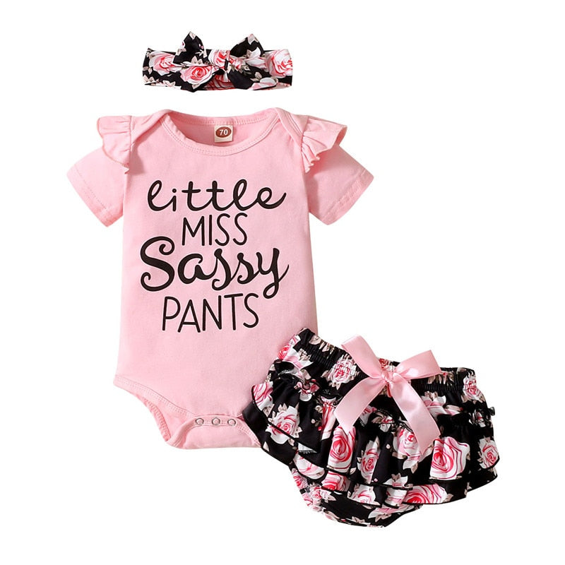 3-Piece Summer Clothes Set for Toddler and Infant Boys and Girls