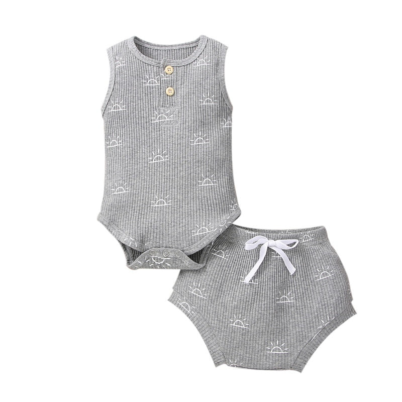Summer Sporty Baby Clothes Set for Girls and Boys