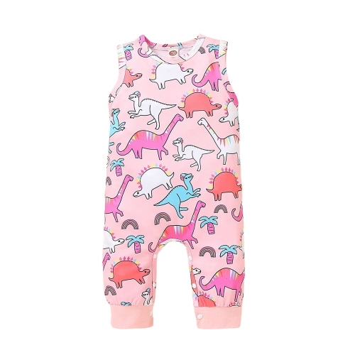 Sweet Butterfly Baby Girls Romper | Floral Print Ruffles Jumpsuit for Newborns | Summer Sleepwear for Kids & Babies