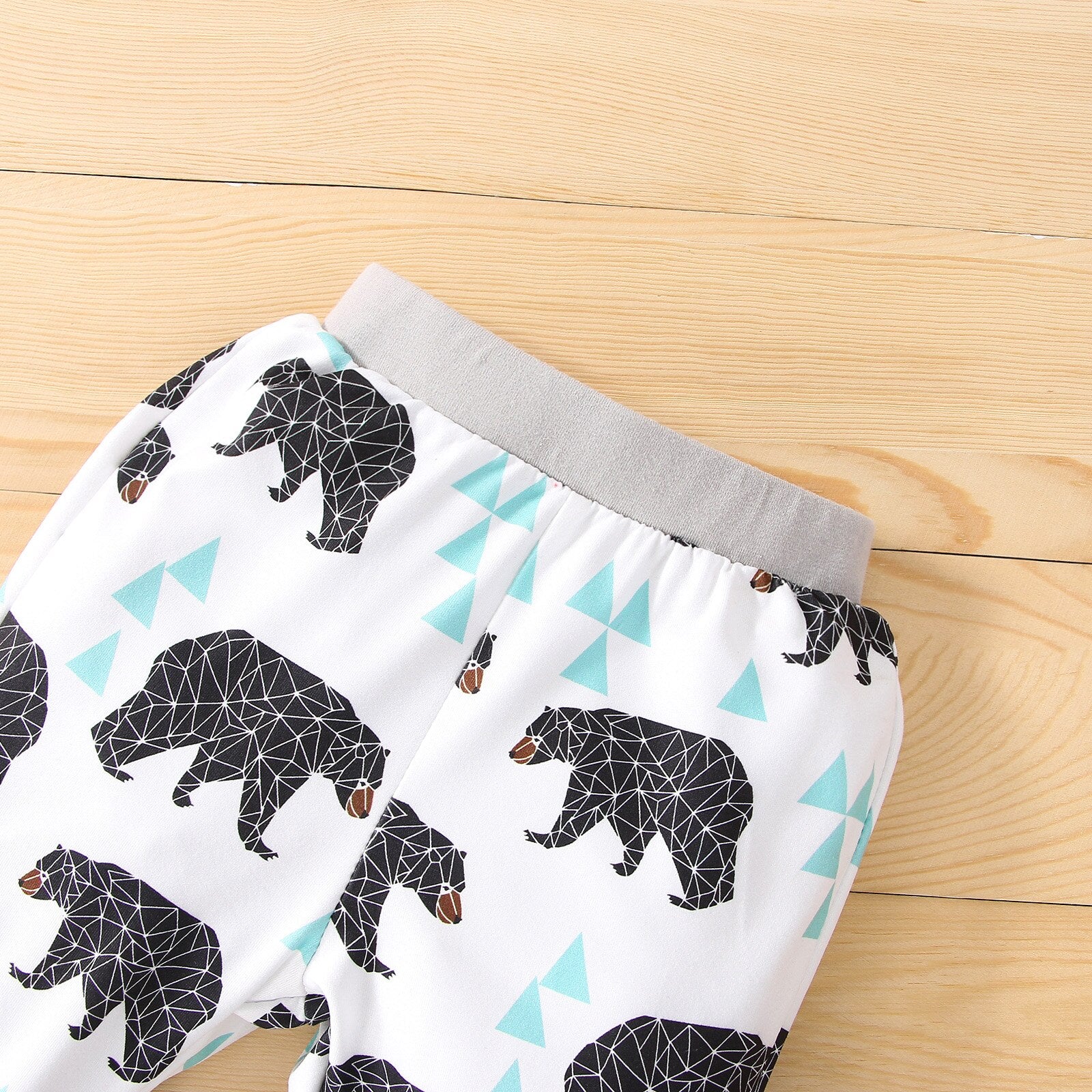 Newborn Infant Baby Boy Girl 3Pcs Autumn Clothing Set Long Sleeve Letter Printed Bodysuit Top Long Pants Hat