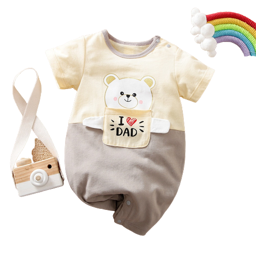 Adorable Dinosaur Romper for Baby Boys