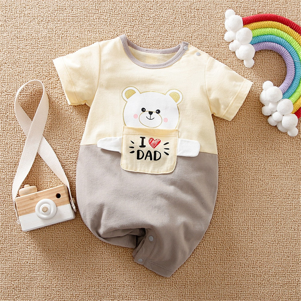 Adorable Dinosaur Romper for Baby Boys