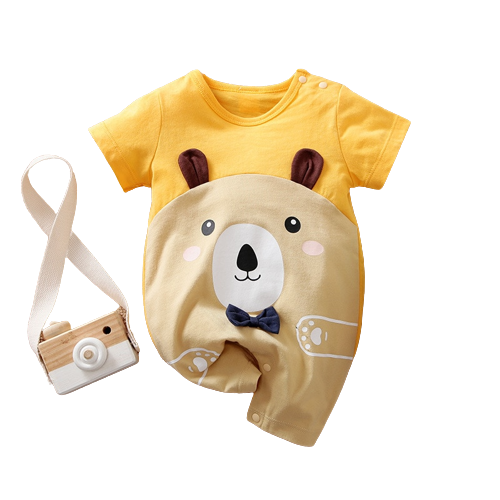 Adorable Dinosaur Baby Boy Romper for Summer Nights