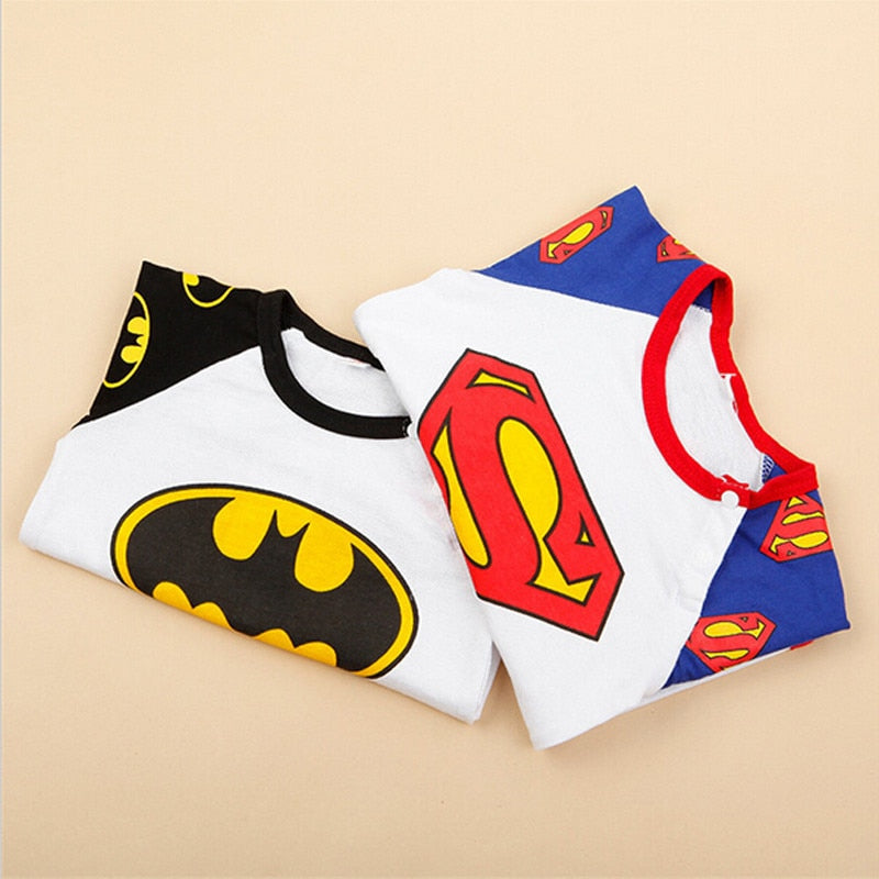 Funny Super Hero Cartoon Rompers for Newborns