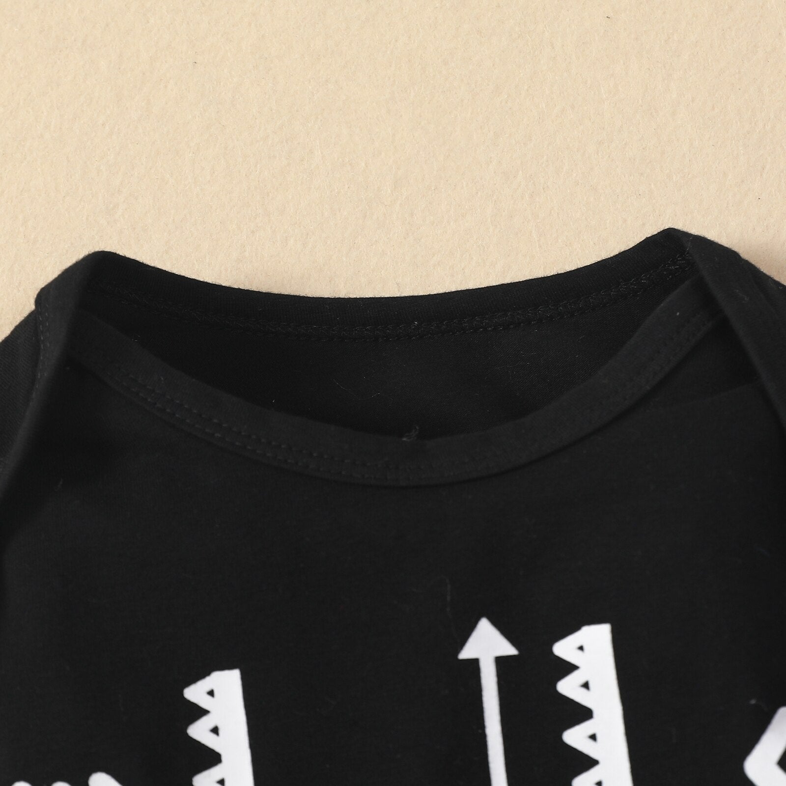 Adorable 3Pcs Baby Boy Casual Outfits with Letter Print and Dinosaur Pattern