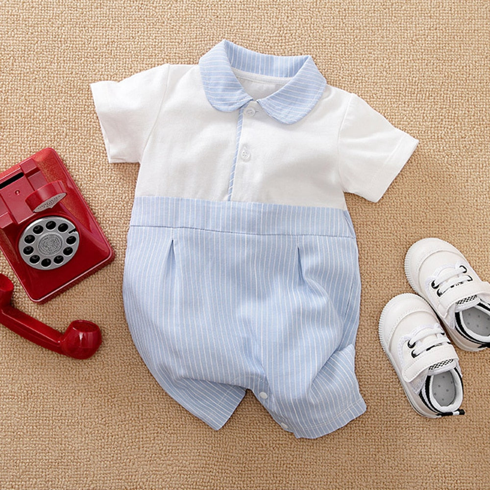 Cute Dinosaur Baby Boy Rompers for Summer Sleepwear