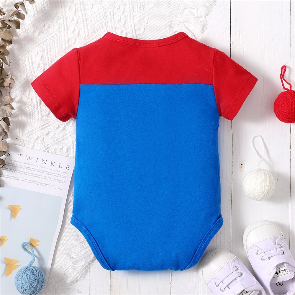 Unisex Baby Clothing Color Matching Romper Costume
