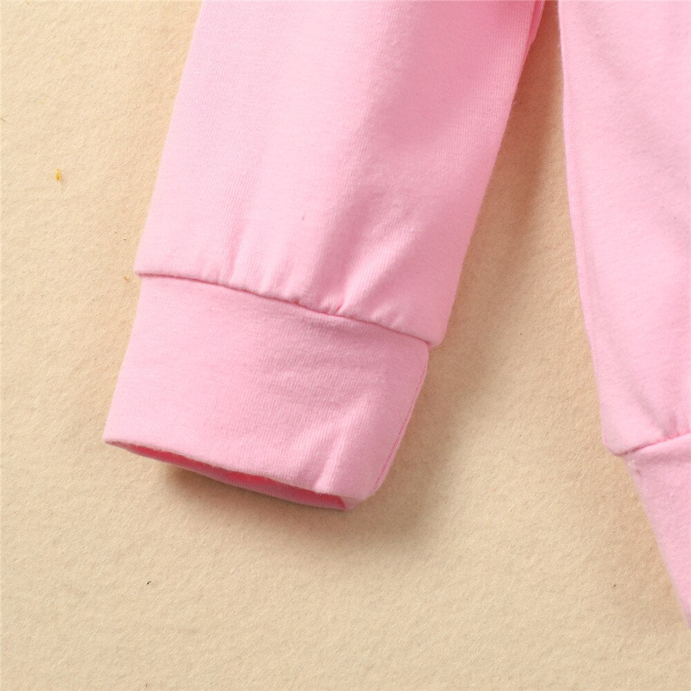 Autumn/Winter Baby Girls Clothes Newborn Suit Hoodie+Pants 2-Piece Children's Baby Suit Tracksuits