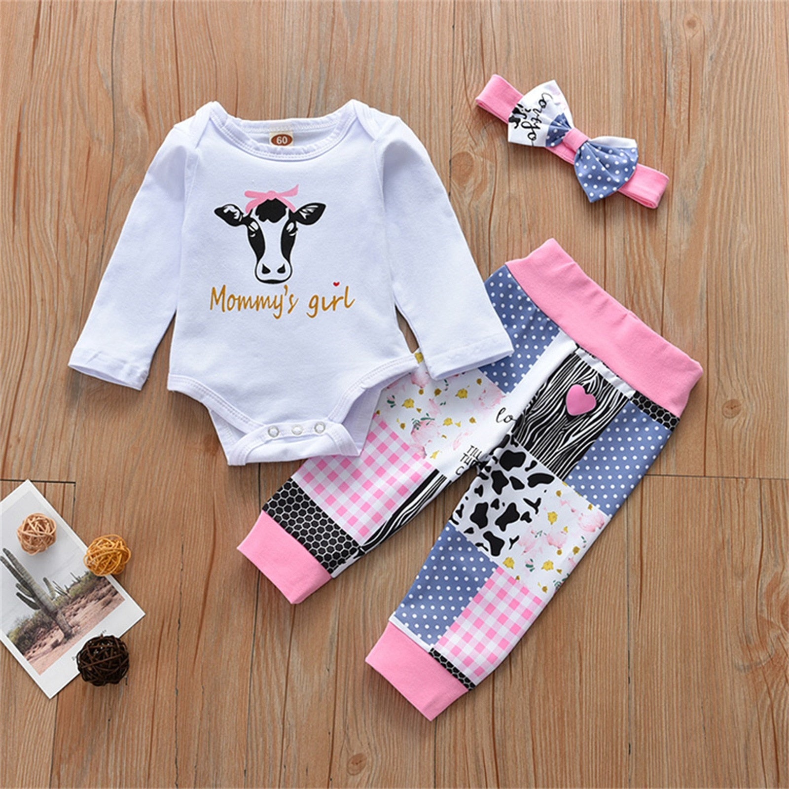 Cute and Comfortable Newborn Baby Girls Clothes Sets for Autumn