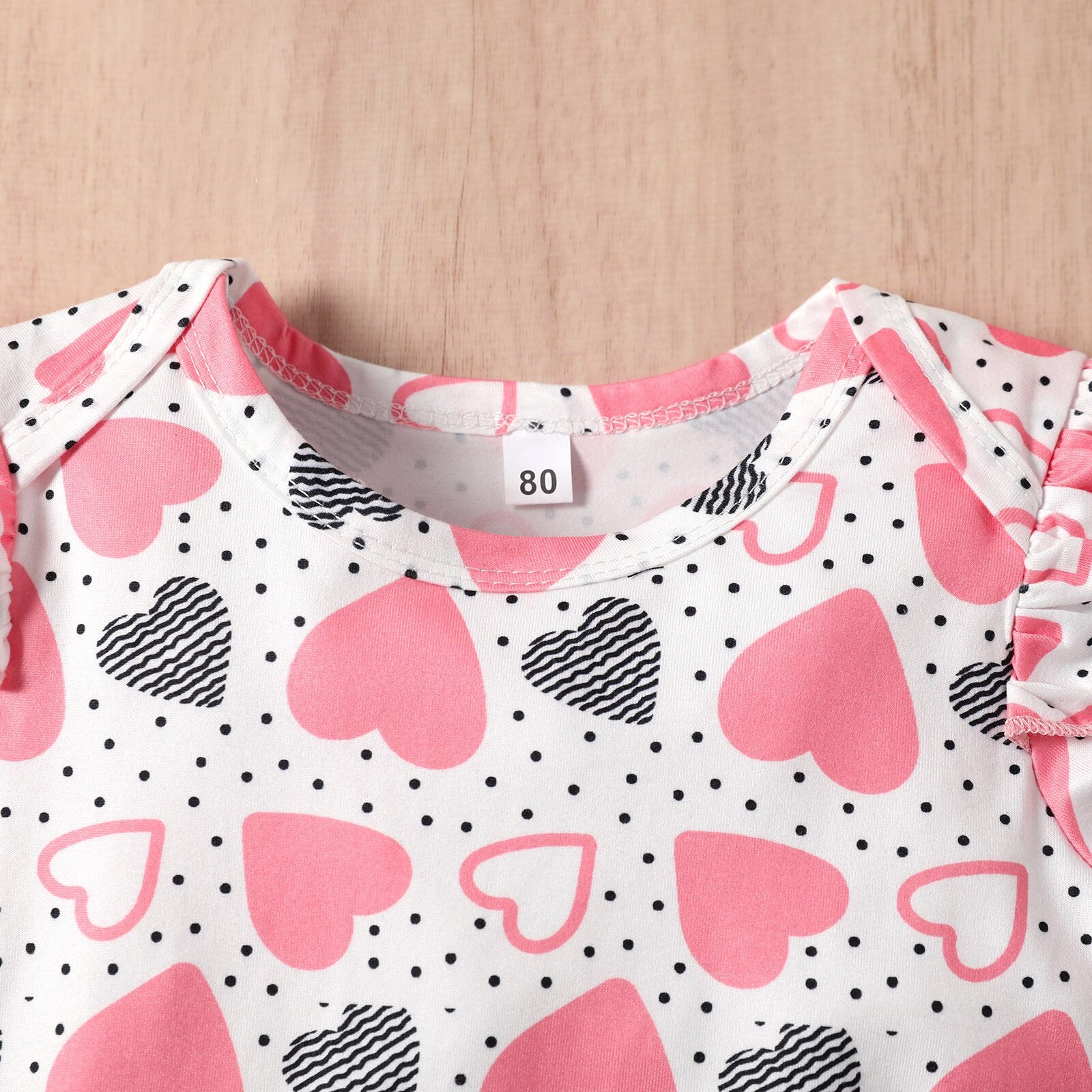 Newborn Infant Baby Girl Valentine's Day 3Pcs Set