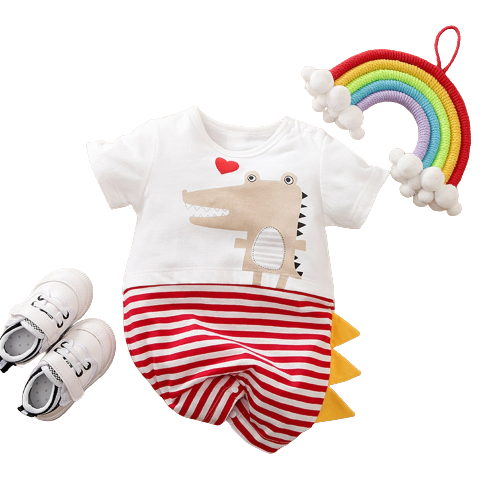 Adorable Dinosaur Baby Romper for Your Little One
