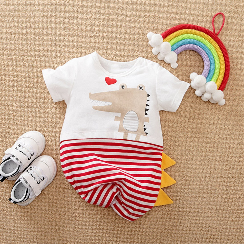 Adorable Dinosaur Baby Romper for Your Little One