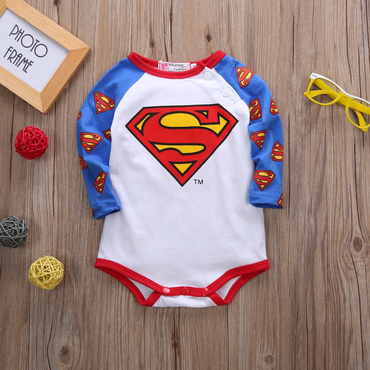 Funny Super Hero Cartoon Rompers for Newborns