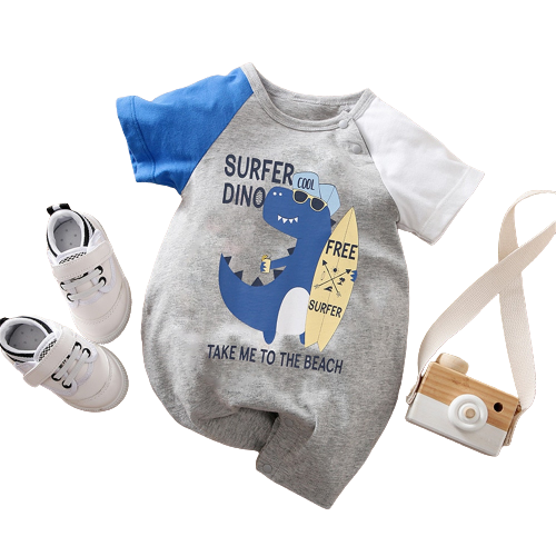 Adorable Dinosaur Rompers for Baby Boys