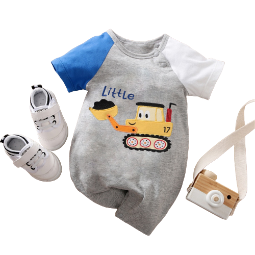 Cute Dinosaur Baby Boy Rompers for Summer Sleepwear