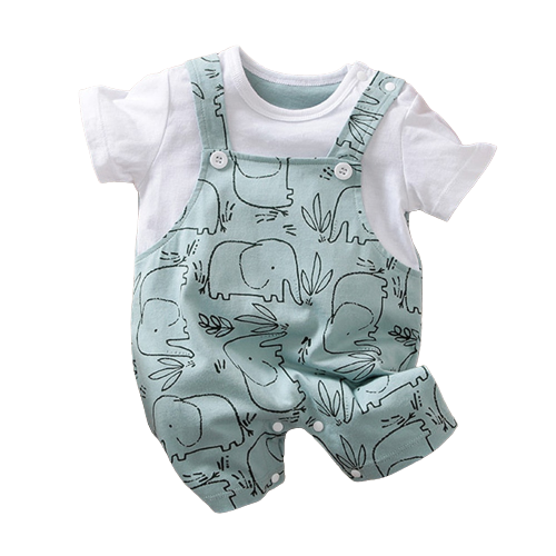 Adorable Dinosaur Baby Boy Rompers - Perfect for Summer Sleepwear!