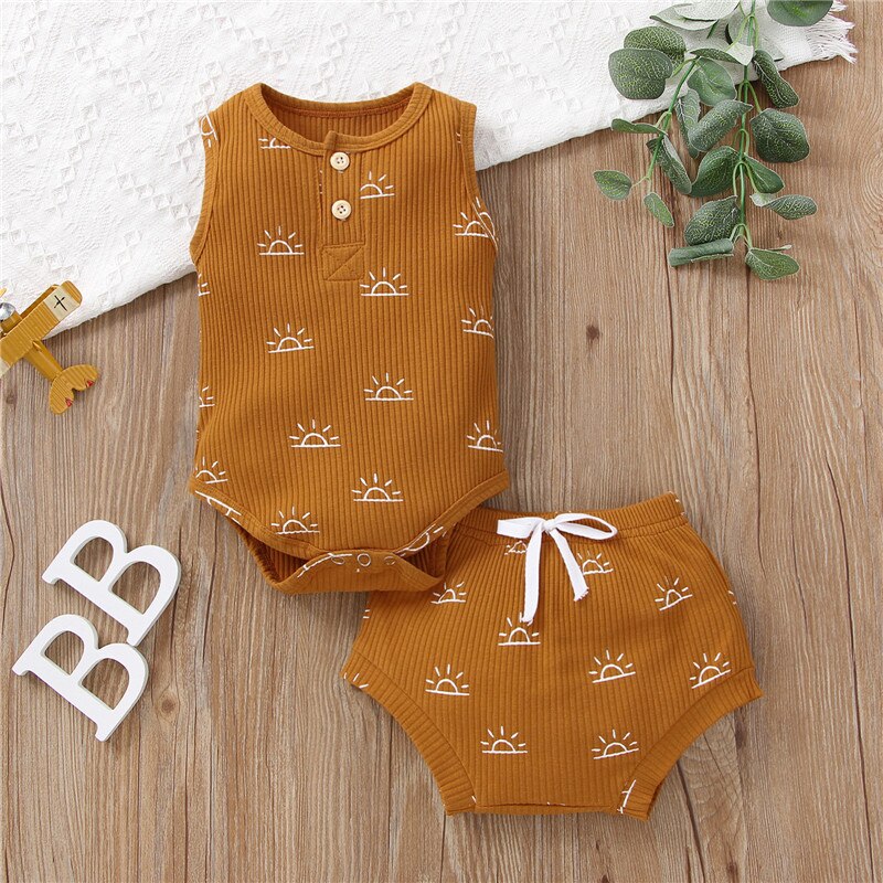 Summer Sporty Baby Clothes Set for Girls and Boys