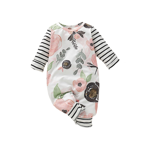 Floral Ruffles Baby Rompers for Girls: Stylish and Comfortable for Winter