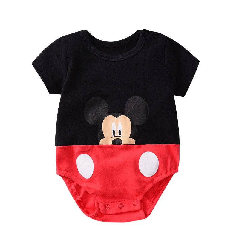 Summer Cartoon Printed Newborn Baby Rompers