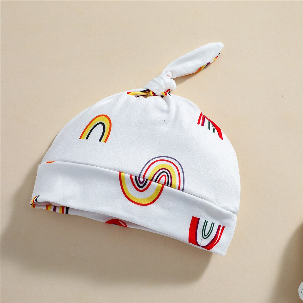 Newborn Rainbow Printed Clothes Set