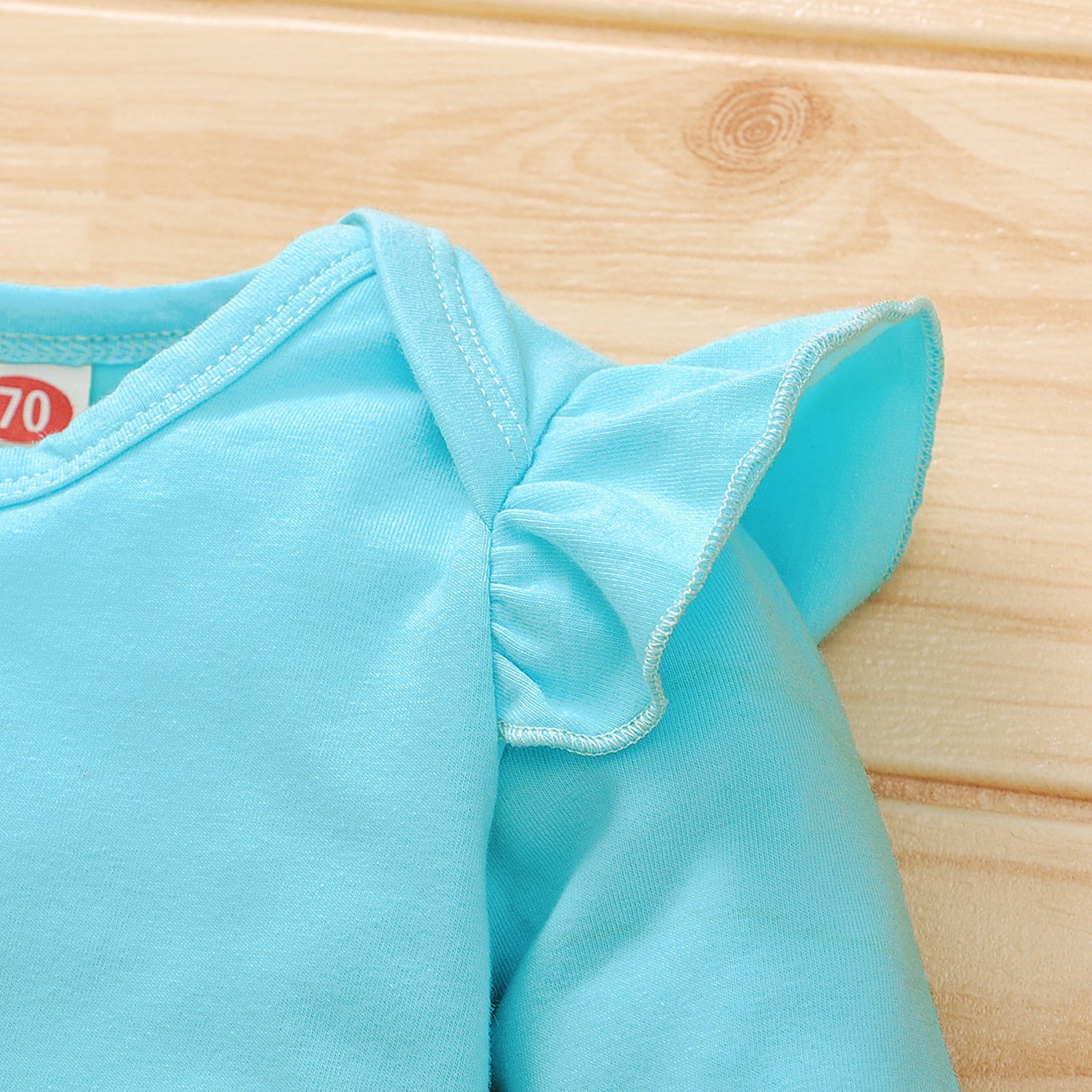 Adorable 3pcs Ruffle Cotton Romper Heart Suspender Skirts Set for Newborn Baby Girls