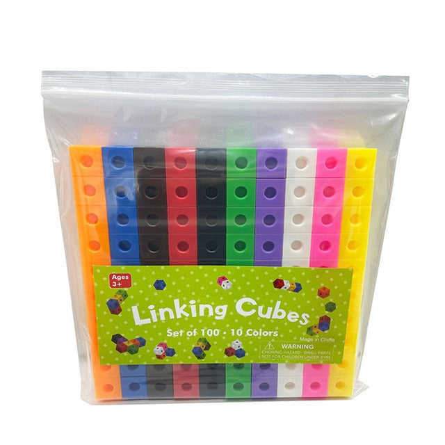 Math Link Building Blocks Educational Toy - BabbeZz