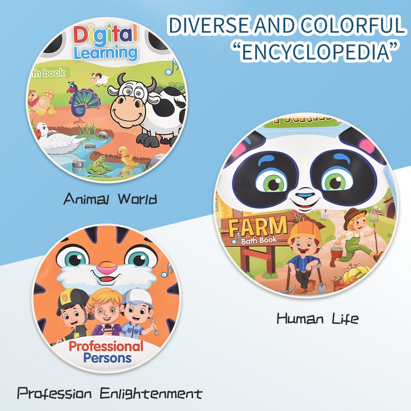 Bathroom Toys Activity Waterproof Pages - BabbeZz