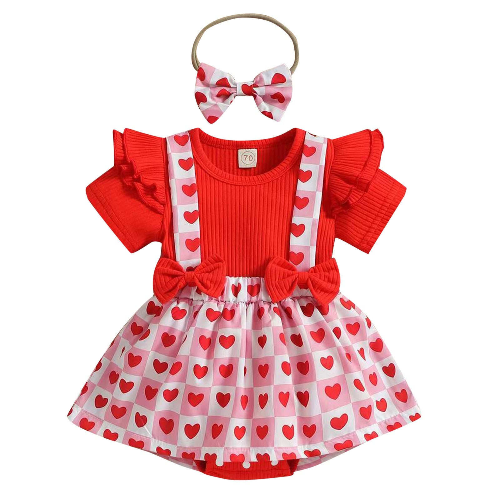 Adorable Infant Baby Bodysuits for Valentine's Day