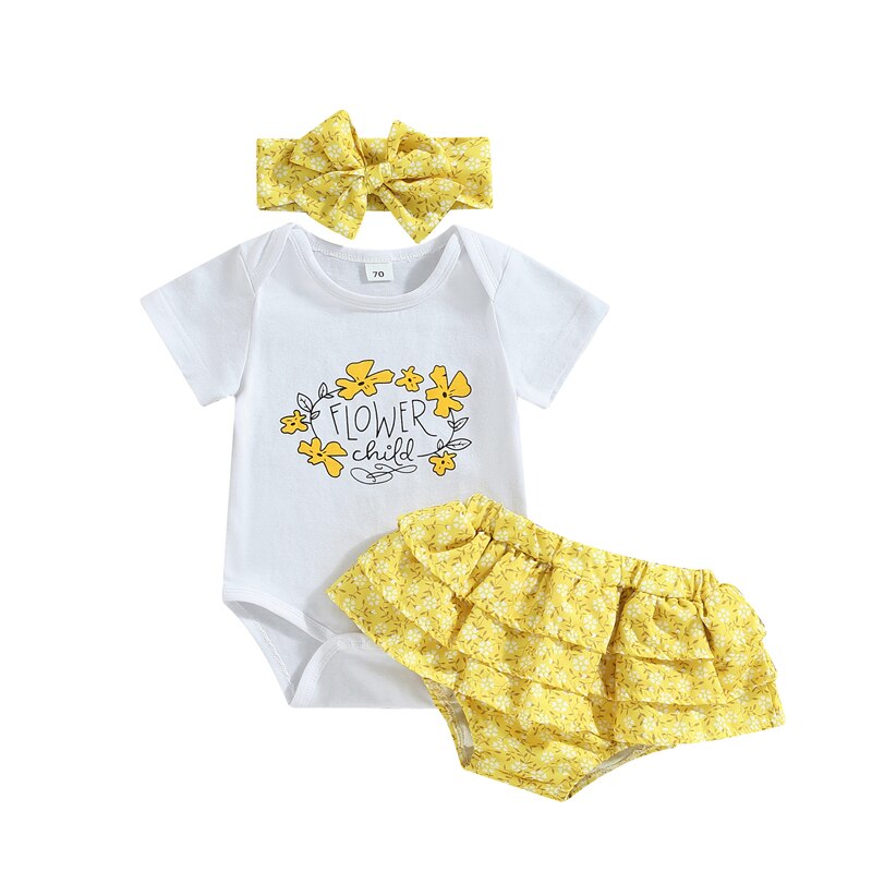 Lovely Summer Toddler Newborn Baby Girls Sets