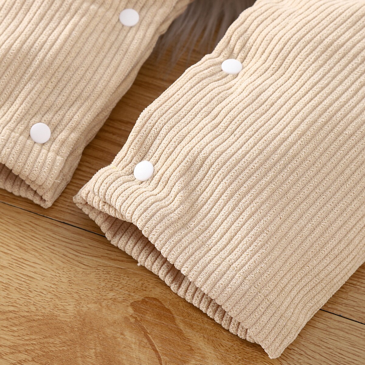 Winter Baby Boy Clothing Set with Plaid Shirt and Bear Romper