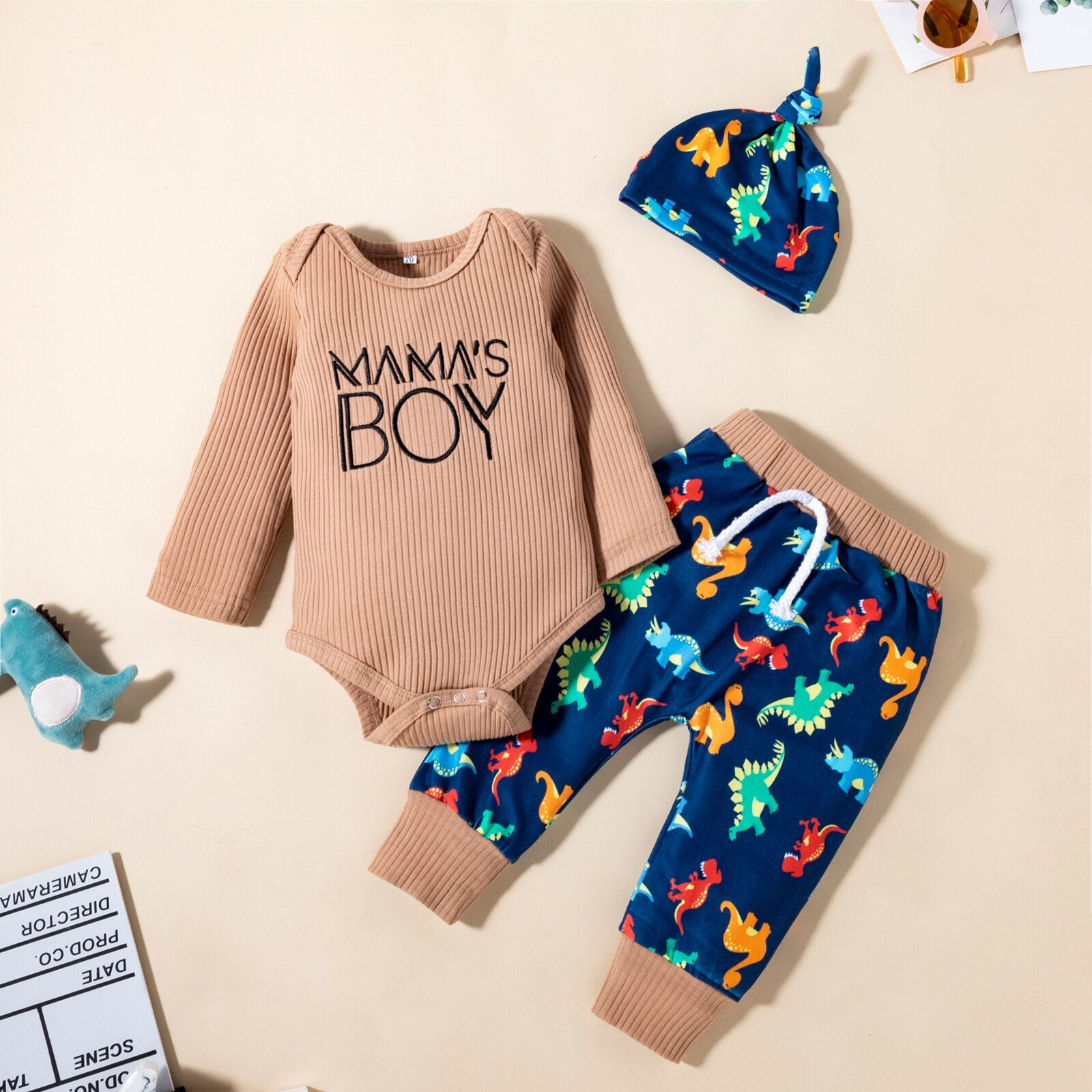 Adorable Baby Boy 3-Piece Suit for Your Little Mama's Boy
