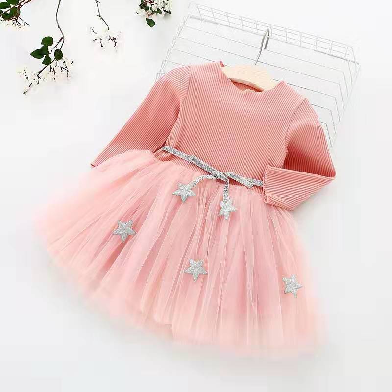 Toddler Girls Birthday Party Princess Mesh Evening Dress