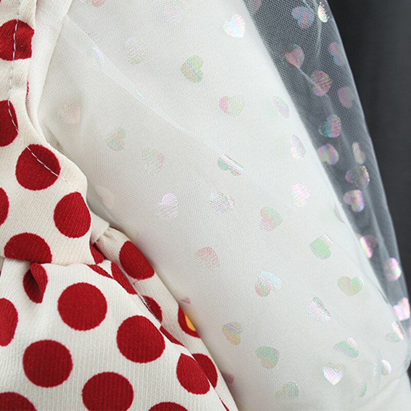 Cute Polka Dot Baby Girl Dress for Autumn