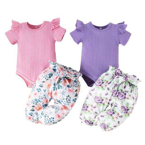 Adorable Infant Baby Girls Clothes Sets for Summer Days