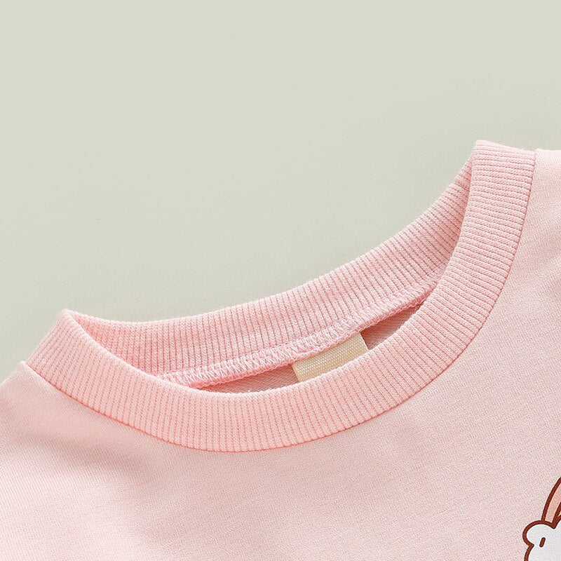 Lovely Autumn Newborn Baby Girls Cartoon Print Rompers