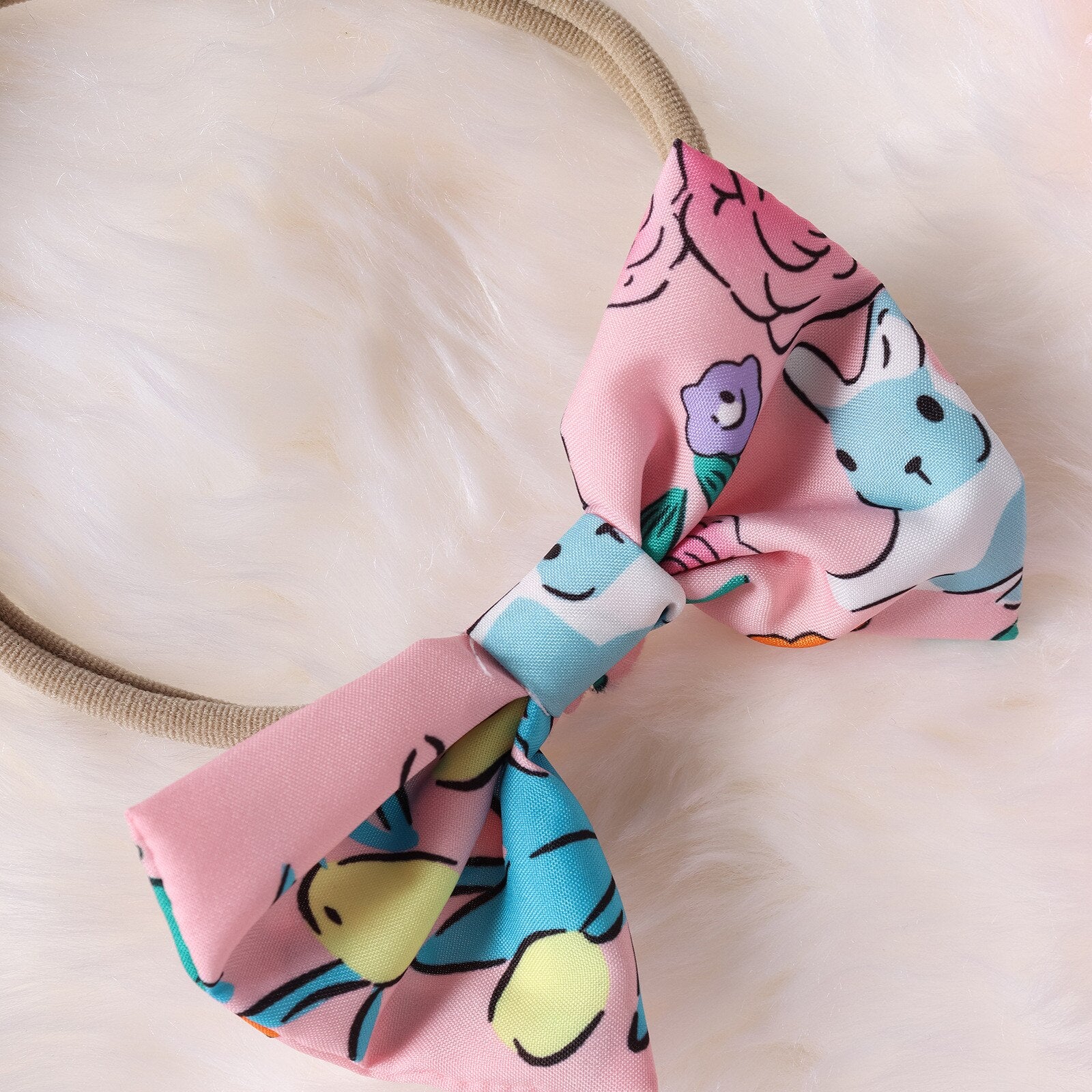 Adorable Easter Baby Girls Romper Dress and Headband Set