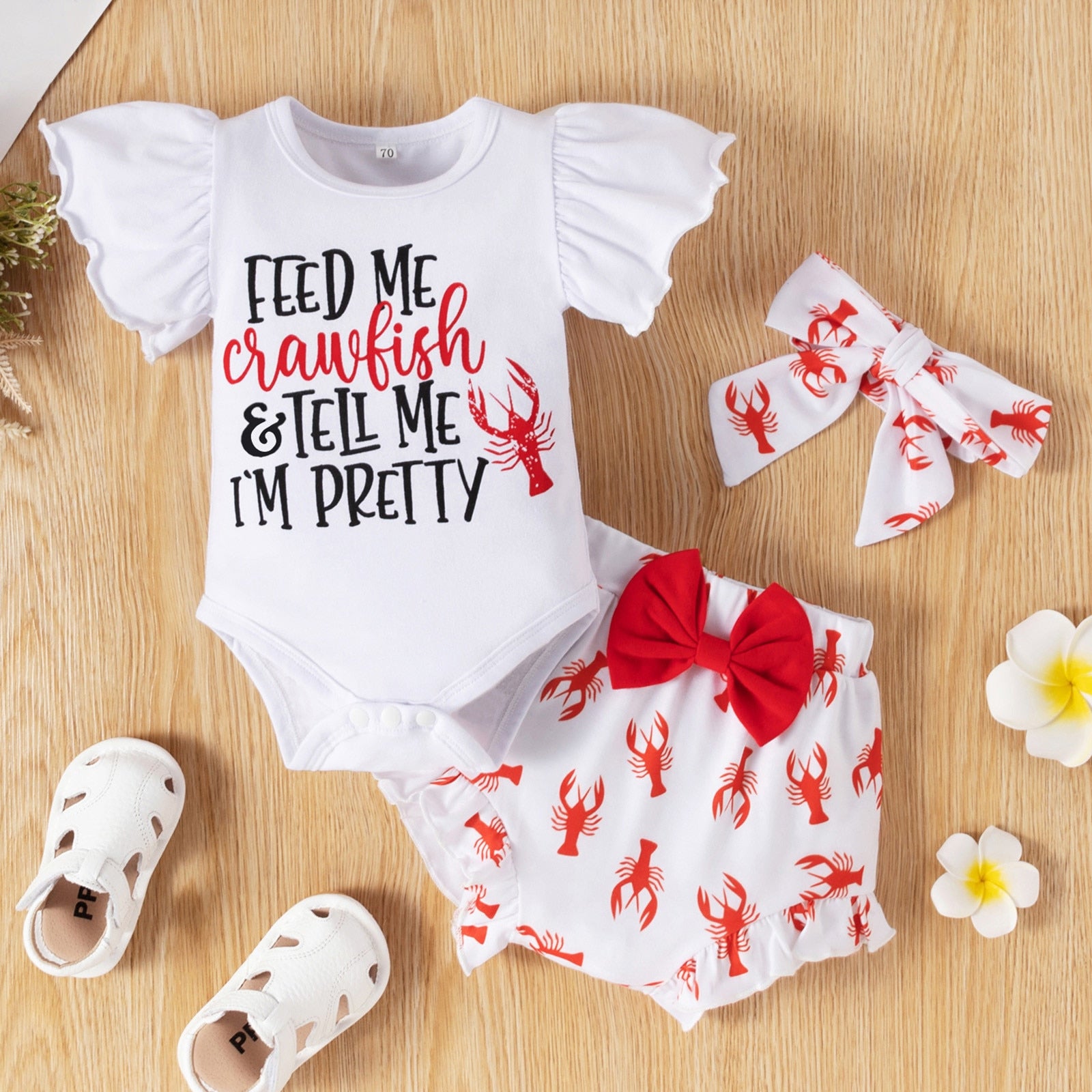 Stylish 3-Piece Summer Outfits Set for Baby Girls