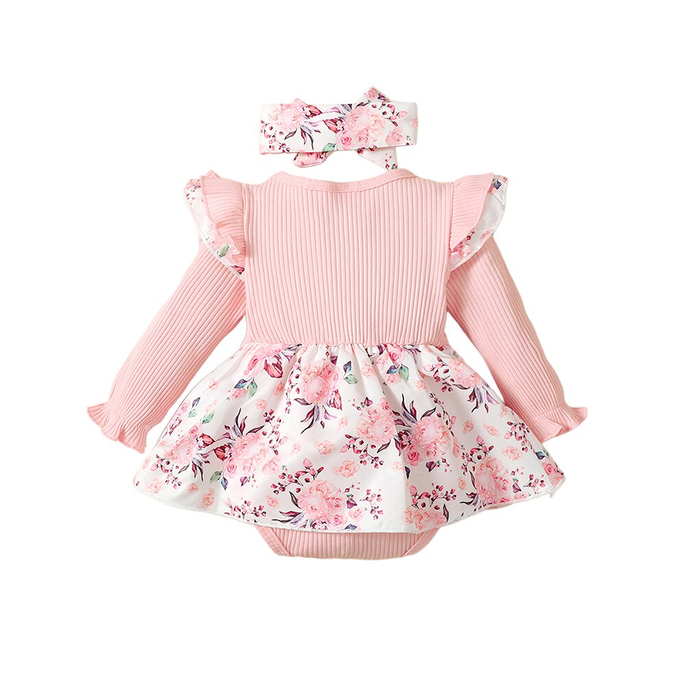 Cute and Comfy Romper Dress Set for Baby Girls - Perfect for Summer