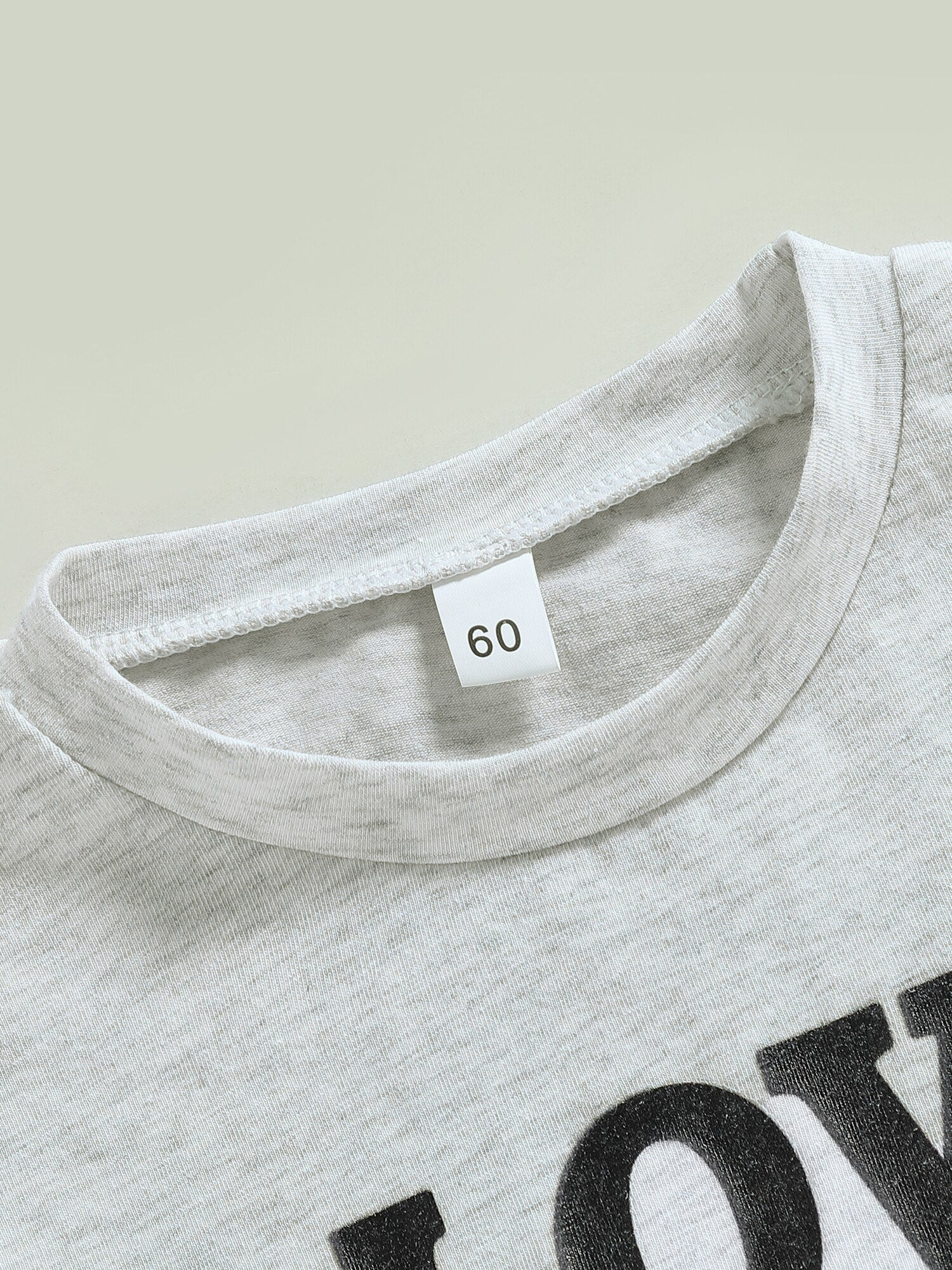 Adorable Baby Girls Boys Short Sleeve Romper with Rabbits and Letters Print