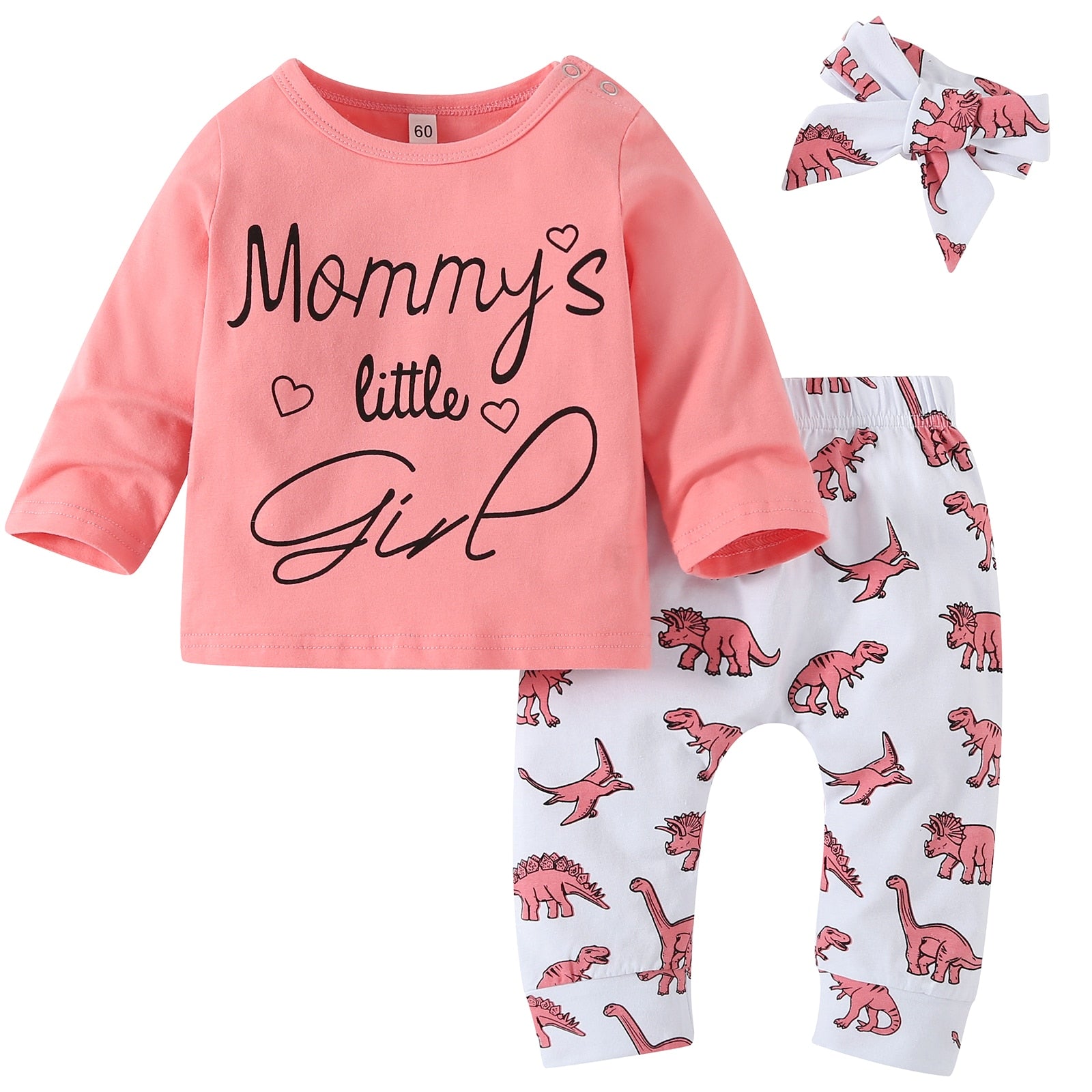 Adorable Animal Print Newborn Baby Girl Clothes Set