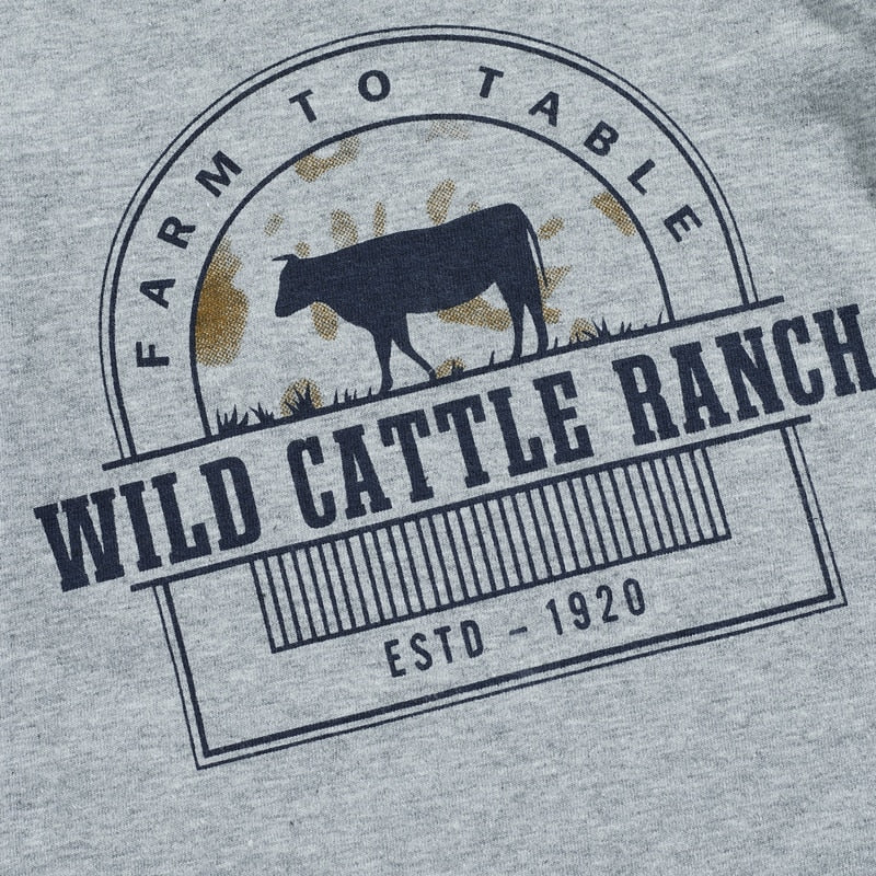 Adorable Baby Boys Summer Clothing Set with Cattle Letter Print Bodysuits and Long Pants