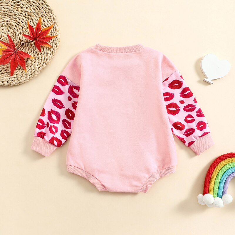 Adorable Valentine's Day Rompers for Newborn Baby Girls