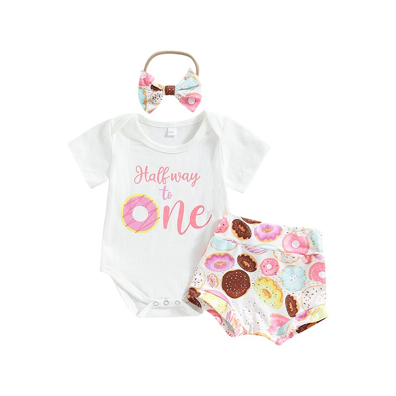 Adorable Summer Newborn Baby Girls Clothes Sets